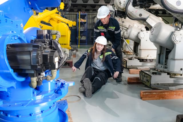 Fewer <span class='text-[#FF9900]'>workplace</span> <br/> accidents